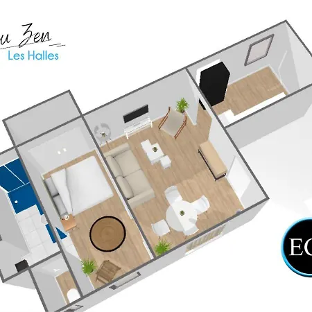 Appartamento Bambou Zen - HyperCentre - Arrivée Autonome - Courtsejour37 Tours Esterno foto
